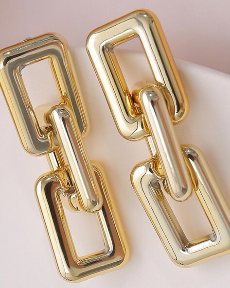 Gold-Plated Clip-On Earrings