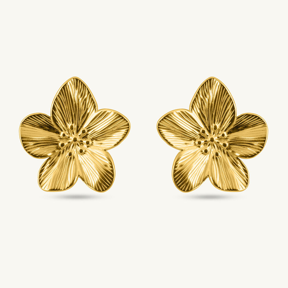 Golden Blossom Earrings