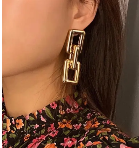 Gold-Plated Clip-On Earrings