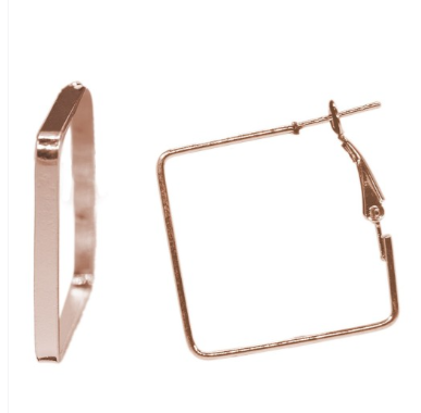 Set Of 6 Gold Plated Geometric Studs