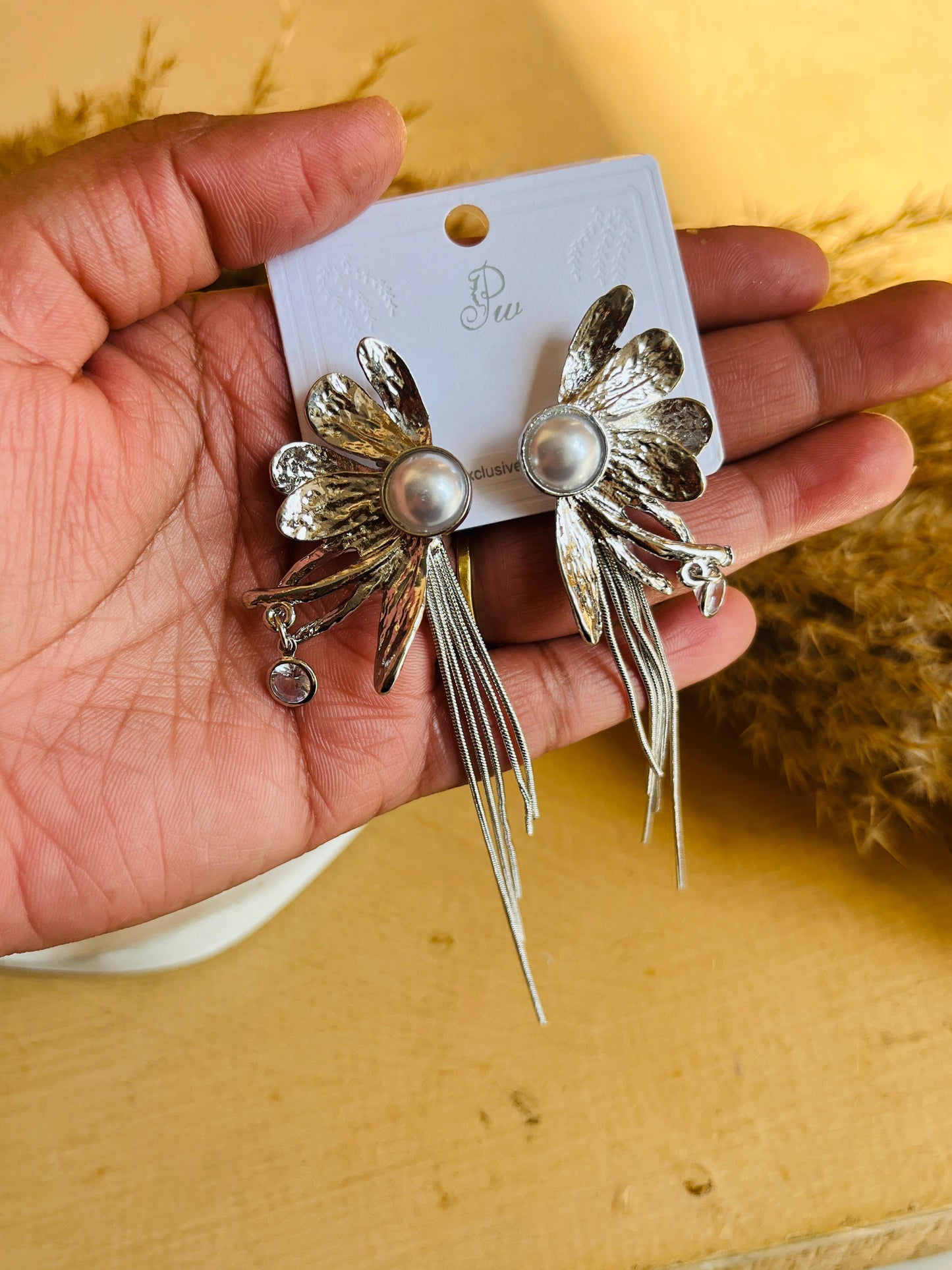 Silver Butterfly Earring | Dual Style Earring