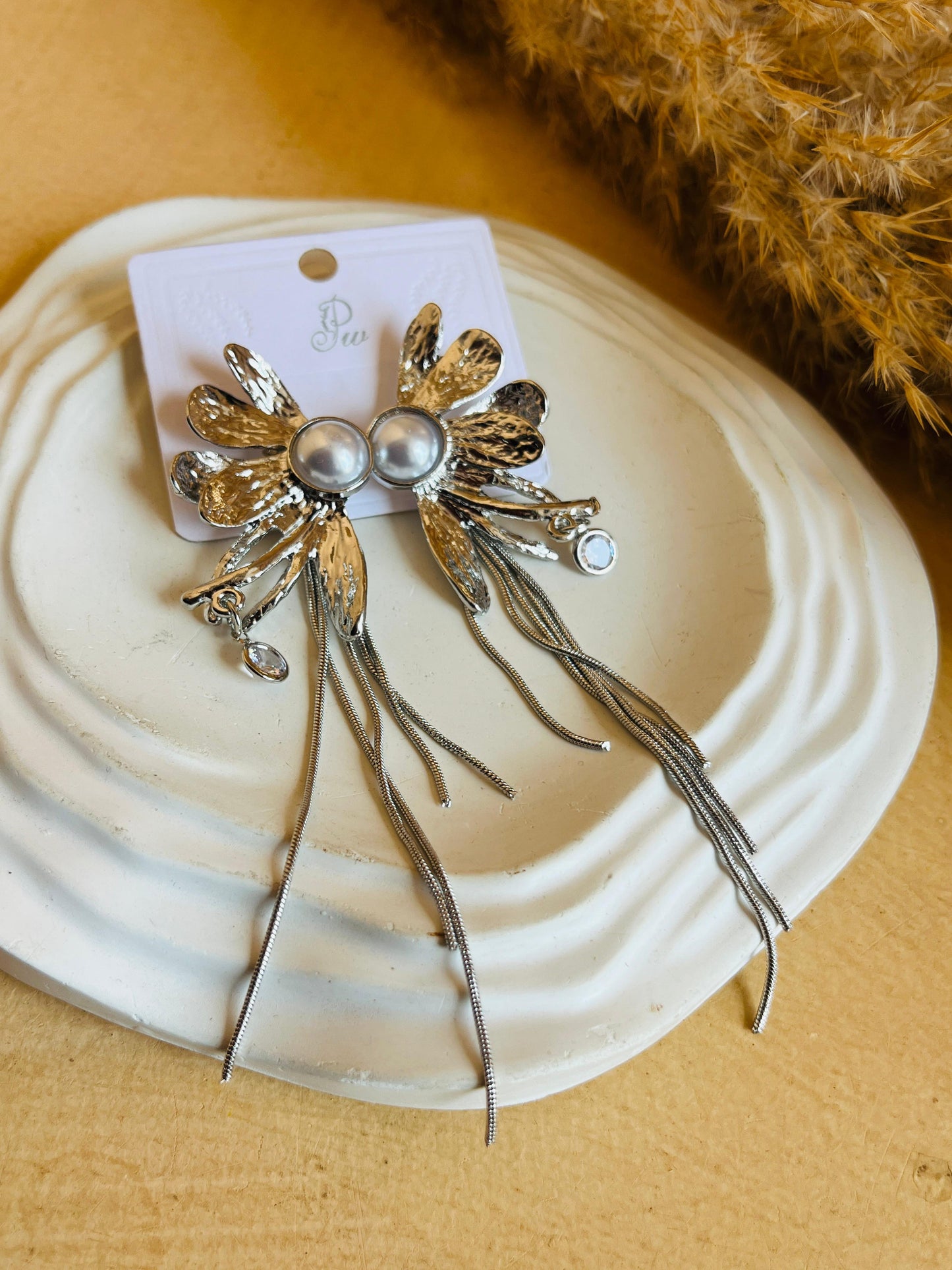 Silver Butterfly Earring | Dual Style Earring