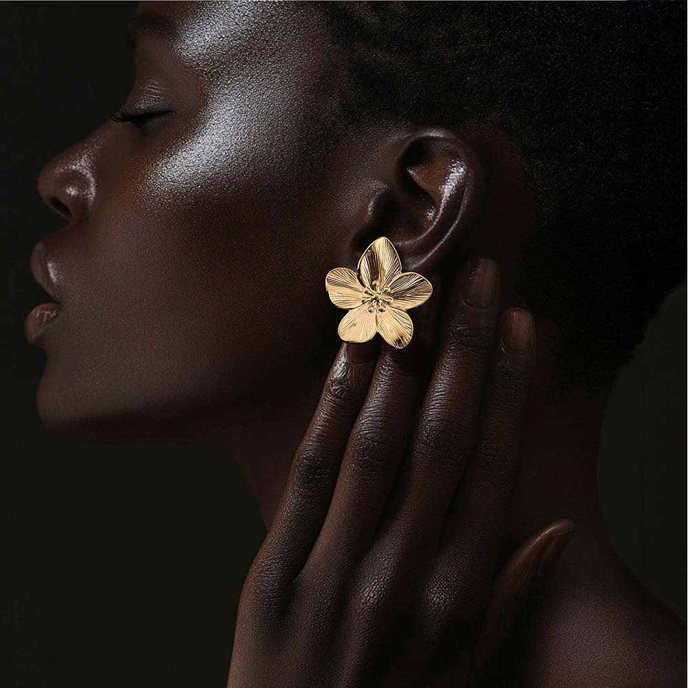 Golden Blossom Earrings